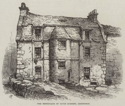 The Birthplace of David Roberts, Edinburgh by Samuel Read